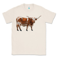 Natural longhorn Classic Tee - RanaPortraitStore
