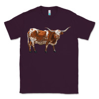Plum longhorn Classic Tee - RanaPortraitStore