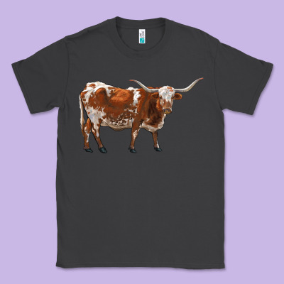 Longhorn Classic Tee Designed By Ranaportraitstore