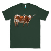 Sports Green longhorn Classic Tee - RanaPortraitStore