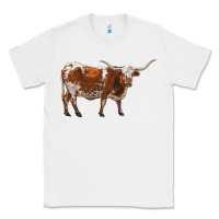 White longhorn Classic Tee - RanaPortraitStore