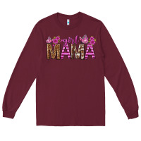 Burgundy girl mama tbw Long Sleeve Tee - texasbilliewilder