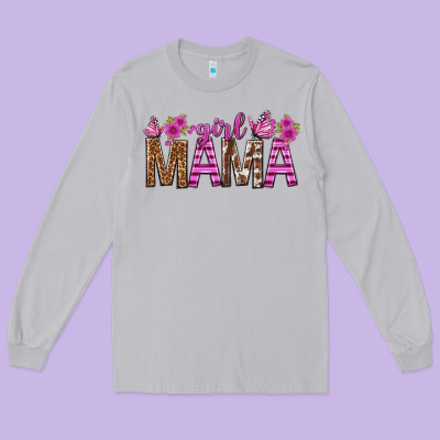 Girl Mama Tbw Long Sleeve Tee Designed By Texasbilliewilder