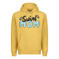 Antique Gold swim mom Premium Hoodie - MaliasSmallBusiness