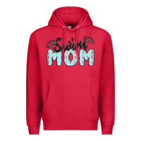 Cardinal swim mom Premium Hoodie - MaliasSmallBusiness