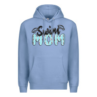 Colony Blue swim mom Premium Hoodie - MaliasSmallBusiness
