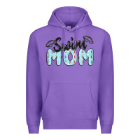 Purple swim mom Premium Hoodie - MaliasSmallBusiness