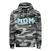Slate Camo swim mom Premium Hoodie - MaliasSmallBusiness