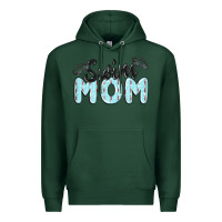 Sports Green swim mom Premium Hoodie - MaliasSmallBusiness