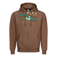 Chestnut she is strong Zipper Hoodie - HRA Design Shop