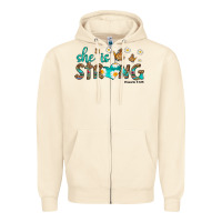 Sandshell she is strong Zipper Hoodie - HRA Design Shop