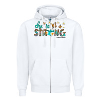 White she is strong Zipper Hoodie - HRA Design Shop