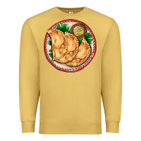 Antique Gold empanada Premium Sweatshirt - AdoDesignShop