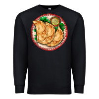 Black empanada Premium Sweatshirt - AdoDesignShop