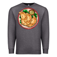 Charcoal Heather empanada Premium Sweatshirt - AdoDesignShop