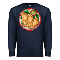 Navy empanada Premium Sweatshirt - AdoDesignShop
