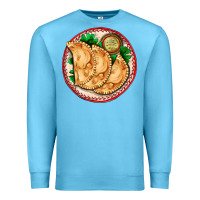 Ocean Blue empanada Premium Sweatshirt - AdoDesignShop