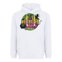 White bad witch vibes Heavyweight Hoodie - BundleAndBundleShop
