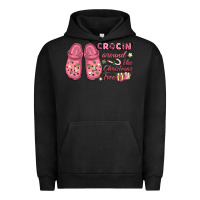 Pink Christmas Crocin' Around The Christmas Tree Urban Hoodie | Teevron