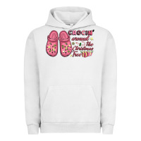 Pigment Lunar Rock Pink Christmas crocin' around the Christmas tree Urban Hoodie - NancyCooperArtShop