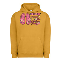 Pigment Peanut Butter Pink Christmas crocin' around the Christmas tree Urban Hoodie - NancyCooperArtShop