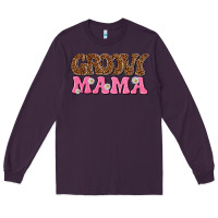 Plum groovy mama Long Sleeve Tee - texasbilliewilder