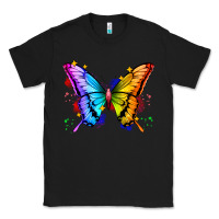 Black rainbow butterfly Classic Tee - Zillion Design Studio