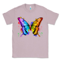 Lilac rainbow butterfly Classic Tee - Zillion Design Studio