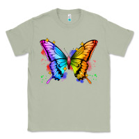 Matcha rainbow butterfly Classic Tee - Zillion Design Studio