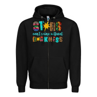 Black stars cant shine without darkness Zipper Hoodie - HRA Design Shop