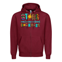 Burgundy stars cant shine without darkness Zipper Hoodie - HRA Design Shop