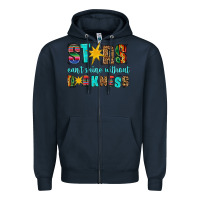 Navy stars cant shine without darkness Zipper Hoodie - HRA Design Shop