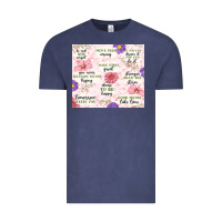 Vintage Denim positive quotes Vintage Tee - MaliasSmallBusiness
