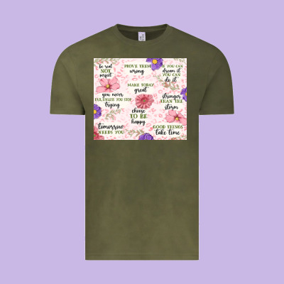 Vintage Tee positive quotes