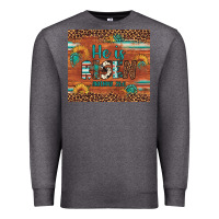 Charcoal Heather he is risen gemstone sunflower leopard Premium Sweatshirt - Artiststas