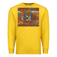 Lemon he is risen gemstone sunflower leopard Premium Sweatshirt - Artiststas