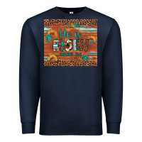 Navy he is risen gemstone sunflower leopard Premium Sweatshirt - Artiststas