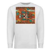 Oatmeal Heather he is risen gemstone sunflower leopard Premium Sweatshirt - Artiststas
