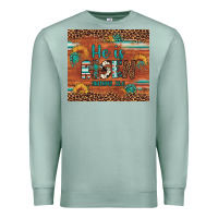 Seafoam he is risen gemstone sunflower leopard Premium Sweatshirt - Artiststas