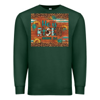 Sports Green he is risen gemstone sunflower leopard Premium Sweatshirt - Artiststas