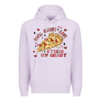 Lilac you'll always have a pizza my heart Premium Hoodie - MaliasSmallBusiness