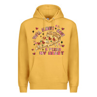 Mustard you'll always have a pizza my heart Premium Hoodie - MaliasSmallBusiness
