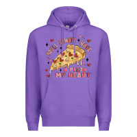 Purple you'll always have a pizza my heart Premium Hoodie - MaliasSmallBusiness