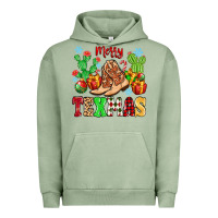 Pigment Oil Green Merry Texmas Urban Hoodie - MaliasSmallBusiness