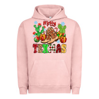 Pigment Salmon Merry Texmas Urban Hoodie - MaliasSmallBusiness