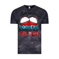 Cloud Black show me your bobbers and i will show my rod Vintage Tee - MaliasSmallBusiness