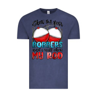 Vintage Denim show me your bobbers and i will show my rod Vintage Tee - MaliasSmallBusiness