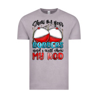Vintage Zinc show me your bobbers and i will show my rod Vintage Tee - MaliasSmallBusiness