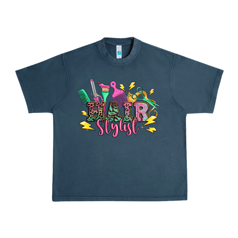Hair Stylist Urban Heavy Tee by texasbilliewilder | Teevron