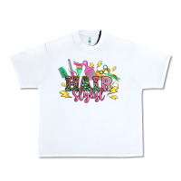 White hair stylist Urban Heavy Tee - texasbilliewilder